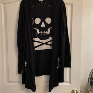Hot topic skull sweater